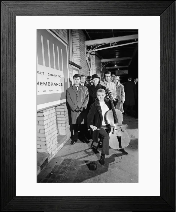 Framed Print : Bette Davis stars as a cellist in the 1970 film Connection Rooms Framed Print : Bette Davis stars as a cellist in the 1970 film Connection Rooms