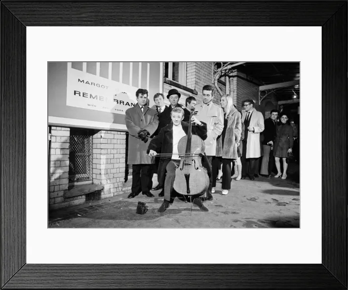 Framed Print : Bette Davis stars as a cellist in the 1970 film Connection Rooms