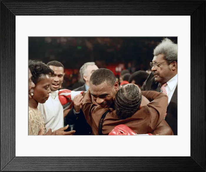 Framed Print : Lennox Lewis vs. Oliver McCall, billed Whose Moment of Glory Framed Print : Lennox Lewis vs. Oliver McCall, billed Whose Moment of Glory