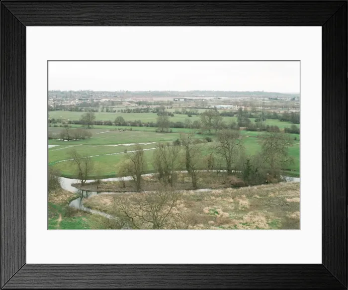Framed Print : Coley Meadows, Reading. March 1994 Framed Print : Coley Meadows, Reading. March 1994