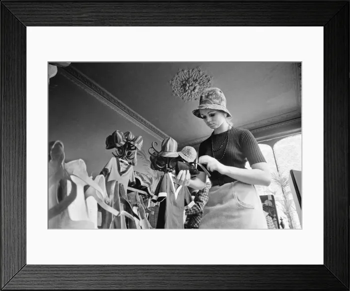 Framed Print : Picture shows Biba - The first store, in Abingdon Road in Kensington Framed Print : Picture shows Biba - The first store, in Abingdon Road in Kensington