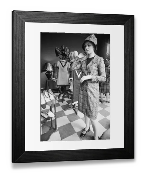 Framed Print : Picture shows Biba - The first store, in Abingdon Road in Kensington Framed Print : Picture shows Biba - The first store, in Abingdon Road in Kensington