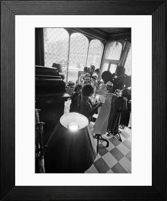 Framed Print : Picture shows Biba - The first store, in Abingdon Road in Kensington Framed Print : Picture shows Biba - The first store, in Abingdon Road in Kensington