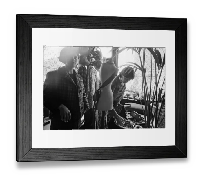 Framed Print : Picture shows Biba - The first store, in Abingdon Road in Kensington Framed Print : Picture shows Biba - The first store, in Abingdon Road in Kensington