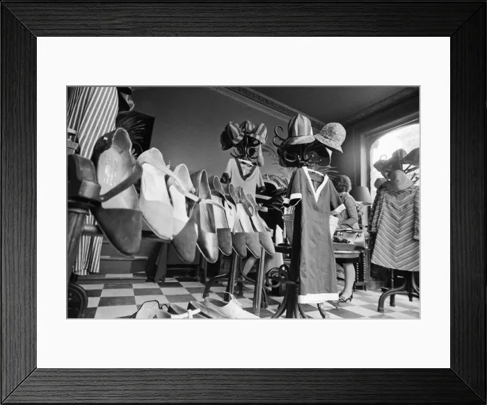 Framed Print : Picture shows Biba - The first store, in Abingdon Road in Kensington Framed Print : Picture shows Biba - The first store, in Abingdon Road in Kensington