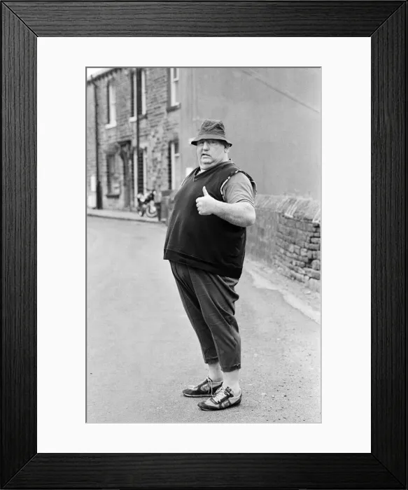 Framed Print : Wrestler, Shirley Crabtree, alias Big Daddy. 18th May 1988 Framed Print : Wrestler, Shirley Crabtree, alias Big Daddy. 18th May 1988