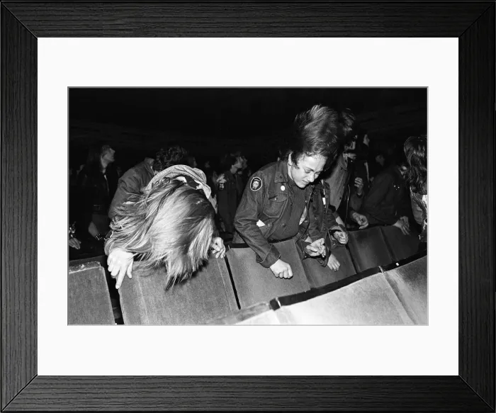 Framed Print : Motorhead concert at Queens Hall, Leeds. 2nd April 1981 Framed Print : Motorhead concert at Queens Hall, Leeds. 2nd April 1981