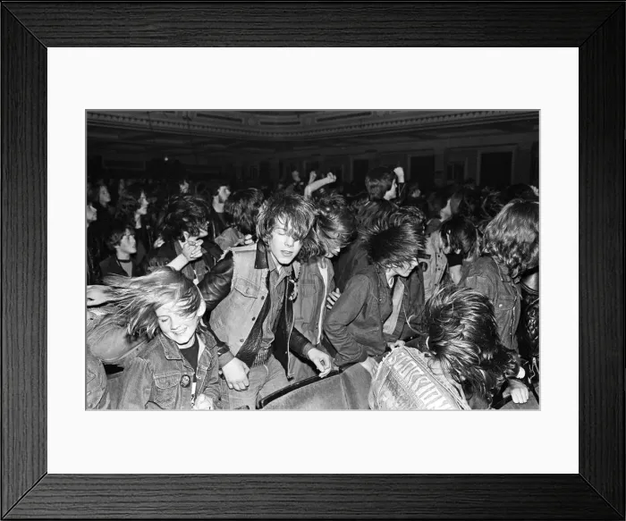 Framed Print : Motorhead concert at Queens Hall, Leeds. 2nd April 1981 Framed Print : Motorhead concert at Queens Hall, Leeds. 2nd April 1981
