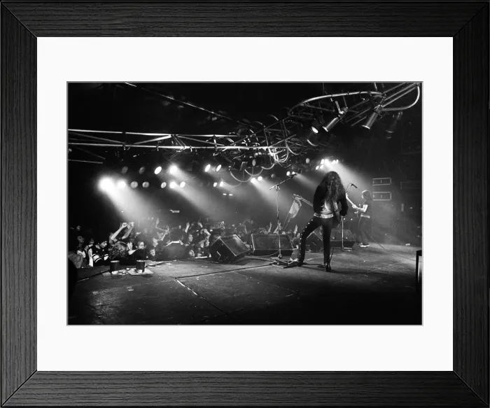 Framed Print : Motorhead concert at Queens Hall, Leeds. 2nd April 1981 Framed Print : Motorhead concert at Queens Hall, Leeds. 2nd April 1981