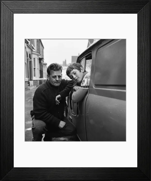 Framed Print : Obedience dog disappears, Middlesbrough. 1971 Framed Print : Obedience dog disappears, Middlesbrough. 1971