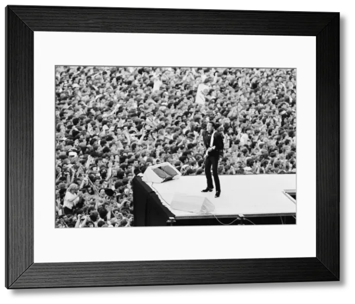 Framed Print : Wham. The Farewell Concert at Wembley Stadium, London England (Picture Framed Print : Wham. The Farewell Concert at Wembley Stadium, London England (Picture