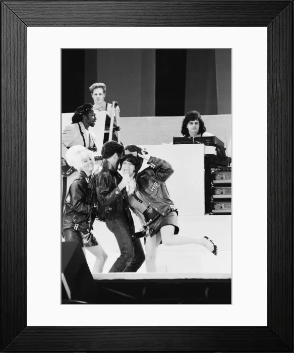 Framed Print : Wham. The Farewell Concert at Wembley Stadium, London England 28th June 1986 Framed Print : Wham. The Farewell Concert at Wembley Stadium, London England 28th June 1986