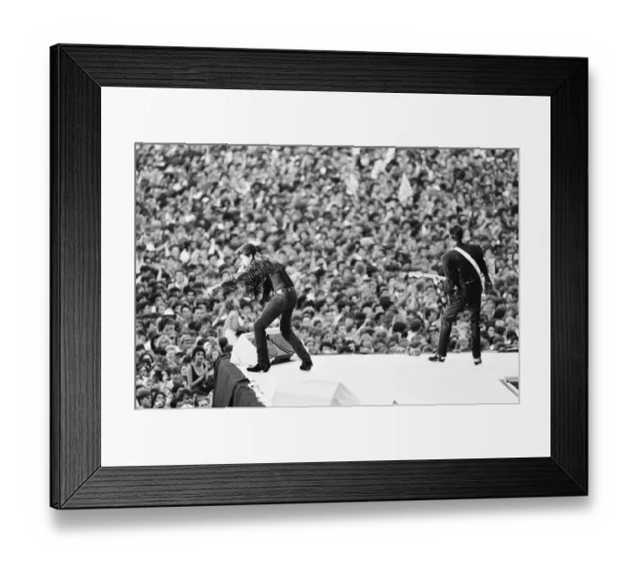 Framed Print : Wham. The Farewell Concert at Wembley Stadium, London England 28th June 1986 Framed Print : Wham. The Farewell Concert at Wembley Stadium, London England 28th June 1986