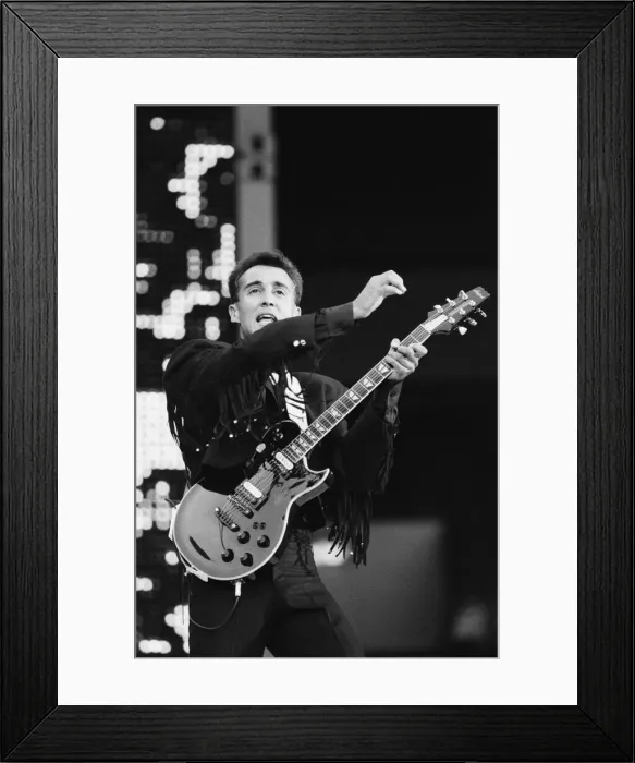 Framed Print : Wham. The Farewell Concert at Wembley Stadium, London England (Picture Framed Print : Wham. The Farewell Concert at Wembley Stadium, London England (Picture