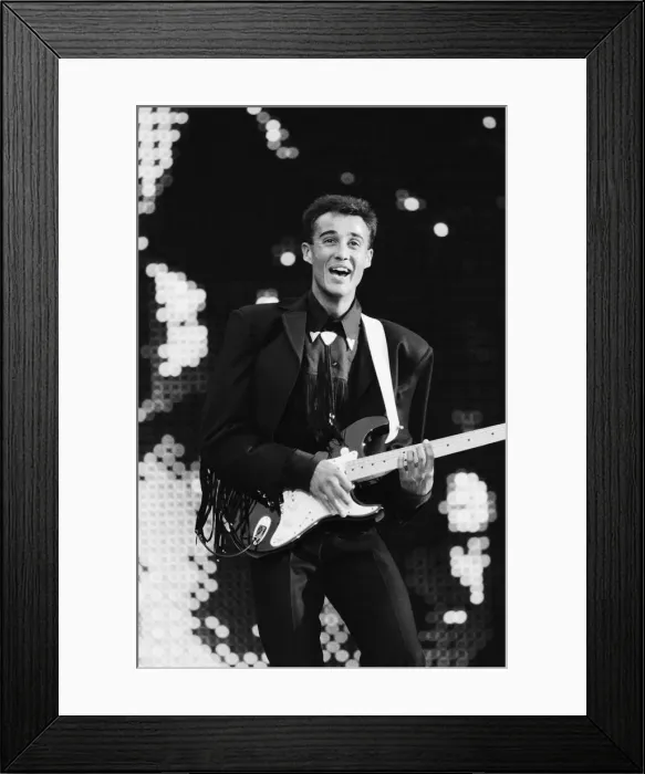 Framed Print : Wham. The Farewell Concert at Wembley Stadium, London England (Picture Framed Print : Wham. The Farewell Concert at Wembley Stadium, London England (Picture