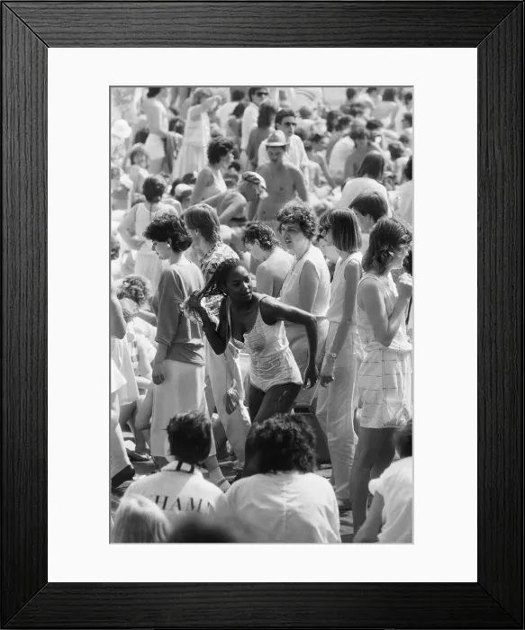 Framed Print : Wham. The Farewell Concert at Wembley Stadium, London England (Picture Framed Print : Wham. The Farewell Concert at Wembley Stadium, London England (Picture