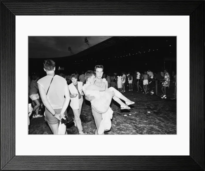 Framed Print : Wham. The Farewell Concert at Wembley Stadium, London England 28th June 1986 Framed Print : Wham. The Farewell Concert at Wembley Stadium, London England 28th June 1986