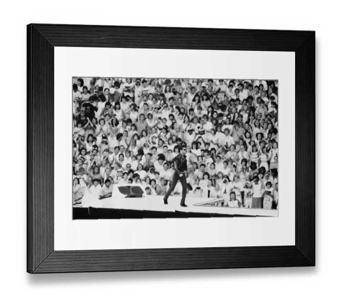 Framed Print : Wham. The Farewell Concert at Wembley Stadium, London England (Picture Framed Print : Wham. The Farewell Concert at Wembley Stadium, London England (Picture