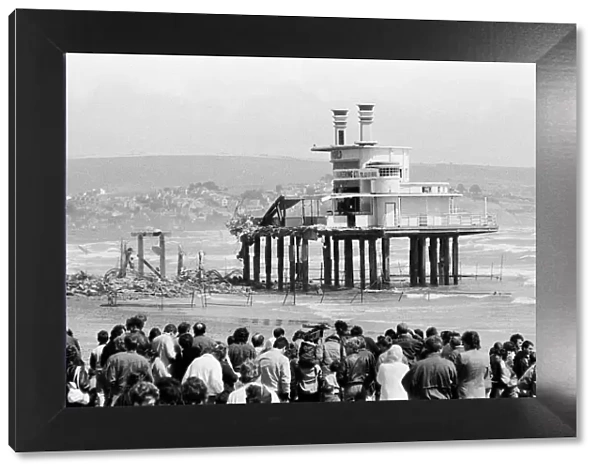 Pier Bandstand at Weymouth in Dorset is due for demolition, Sunday 4th May 1986