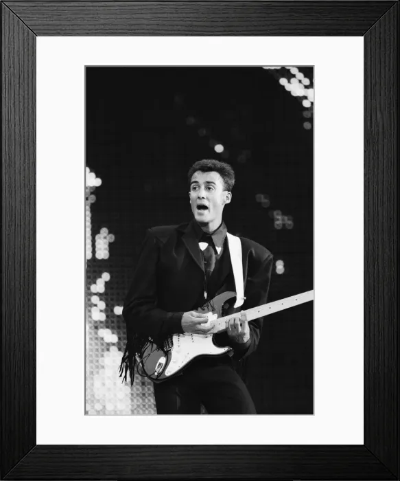 Framed Print : Wham. The Farewell Concert at Wembley Stadium, London England (Picture