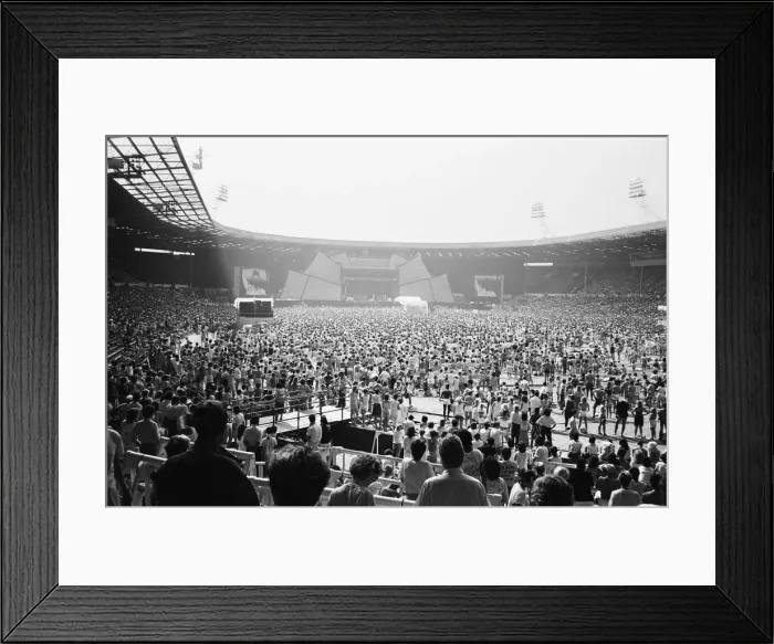 Framed Print : Wham. The Farewell Concert at Wembley Stadium, London England 28th June 1986 Framed Print : Wham. The Farewell Concert at Wembley Stadium, London England 28th June 1986