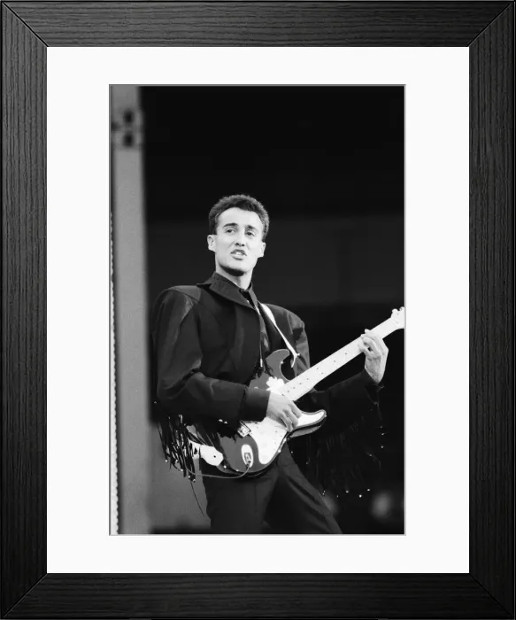 Framed Print : Wham. The Farewell Concert at Wembley Stadium, London England (Picture Framed Print : Wham. The Farewell Concert at Wembley Stadium, London England (Picture