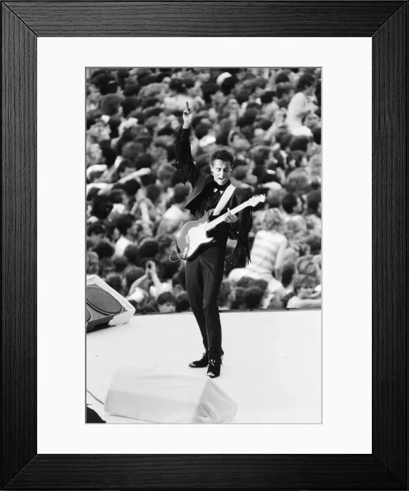Framed Print : Wham. The Farewell Concert at Wembley Stadium, London England (Picture Framed Print : Wham. The Farewell Concert at Wembley Stadium, London England (Picture