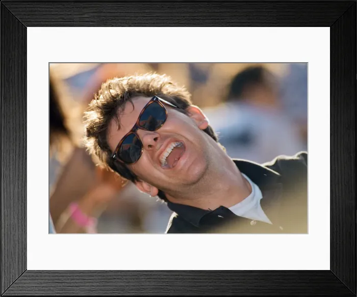 Framed Print : People at WOMAD festival at Rivermead in Reading, Berkshire, 18th July 1992 Framed Print : People at WOMAD festival at Rivermead in Reading, Berkshire, 18th July 1992