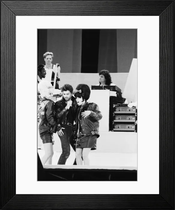 Framed Print : Wham. The Farewell Concert at Wembley Stadium, London England 28th June 1986 Framed Print : Wham. The Farewell Concert at Wembley Stadium, London England 28th June 1986