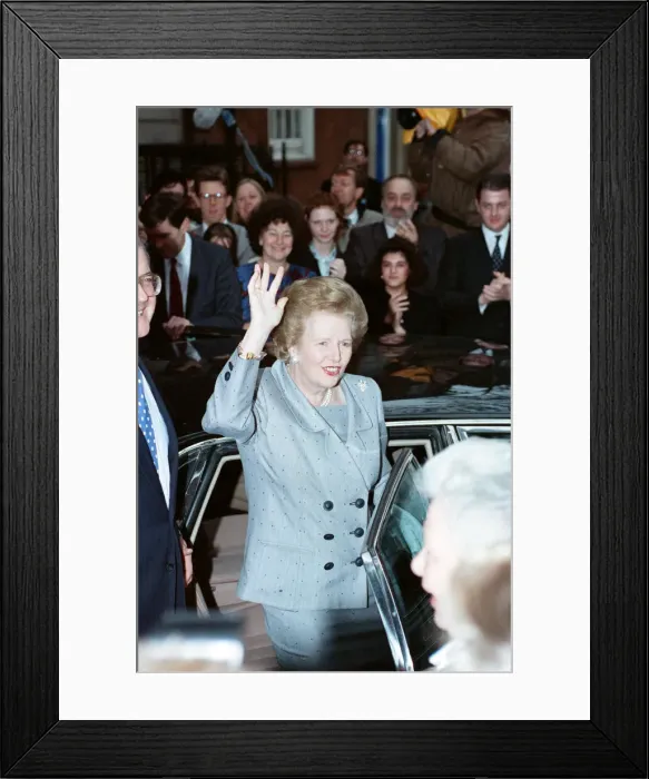 Framed Print : Prime Minister Margaret Thatcher at Conservative headquarters, Smith Square Framed Print : Prime Minister Margaret Thatcher at Conservative headquarters, Smith Square
