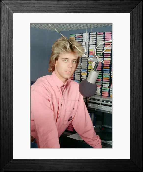 Framed Print : Pat Sharp (born Patrick Sharpin, 25 October 1961)s an English radio Framed Print : Pat Sharp (born Patrick Sharpin, 25 October 1961)s an English radio