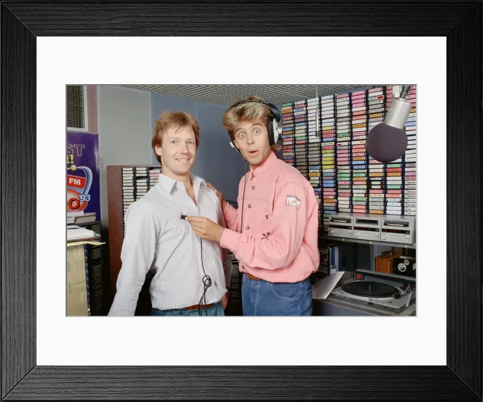 Framed Print : Pat Sharp (born Patrick Sharpin, 25 October 1961)s an English radio Framed Print : Pat Sharp (born Patrick Sharpin, 25 October 1961)s an English radio