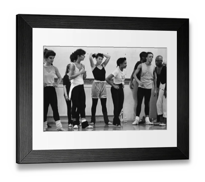 Framed Print : Pineapple Dance Studios, Covent Garden, London. 11th January 1983 Framed Print : Pineapple Dance Studios, Covent Garden, London. 11th January 1983