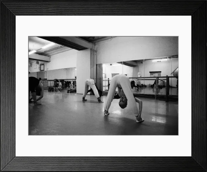 Framed Print : Pineapple Dance Studios, Covent Garden, London. 11th January 1983 Framed Print : Pineapple Dance Studios, Covent Garden, London. 11th January 1983