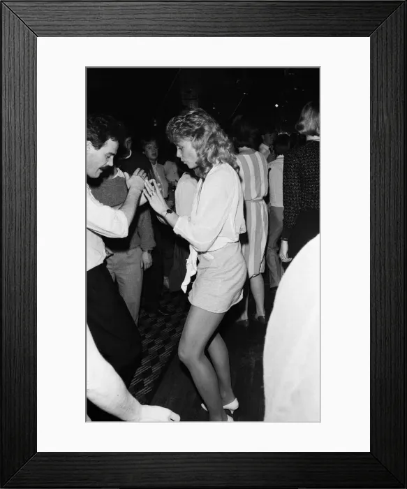 Framed Print : People having a fun at Scarletts'club. 1983 Framed Print : People having a fun at Scarletts'club. 1983
