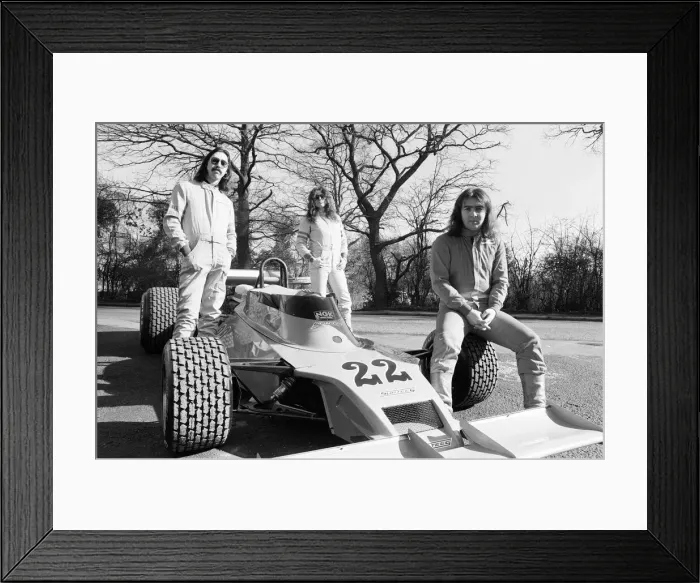 Framed Print : Whitesnake at the headquarters of Team Surtees at Edenbridge, Kent Framed Print : Whitesnake at the headquarters of Team Surtees at Edenbridge, Kent