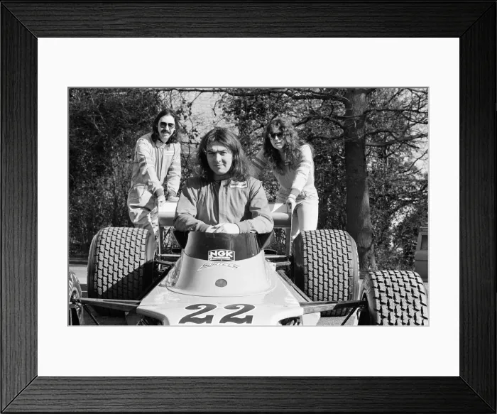 Framed Print : Whitesnake at the headquarters of Team Surtees at Edenbridge, Kent Framed Print : Whitesnake at the headquarters of Team Surtees at Edenbridge, Kent