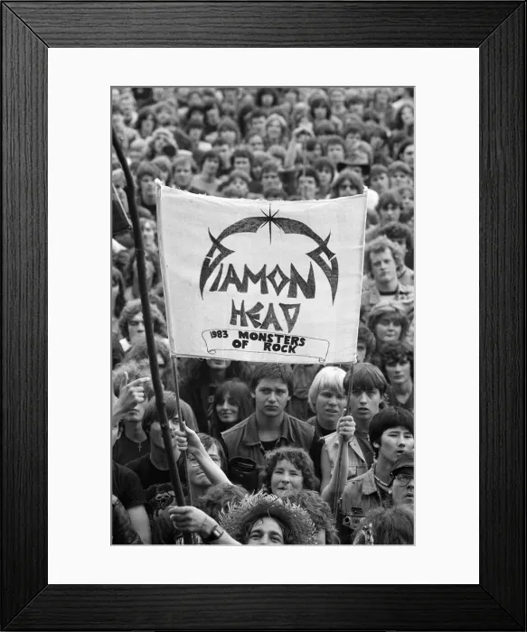 Framed Print : Castle Donington, Monsters of Rock festival. 20th August 1983 Framed Print : Castle Donington, Monsters of Rock festival. 20th August 1983