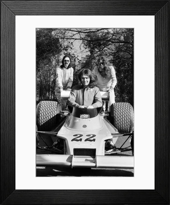 Framed Print : Whitesnake at the headquarters of Team Surtees at Edenbridge, Kent Framed Print : Whitesnake at the headquarters of Team Surtees at Edenbridge, Kent