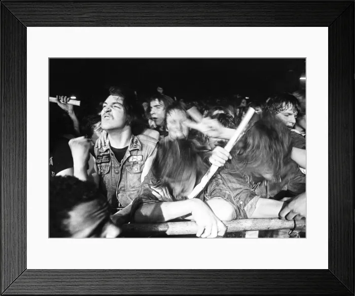 Framed Print : Motorhead concert at Queens Hall, Leeds. 2nd April 1981 Framed Print : Motorhead concert at Queens Hall, Leeds. 2nd April 1981