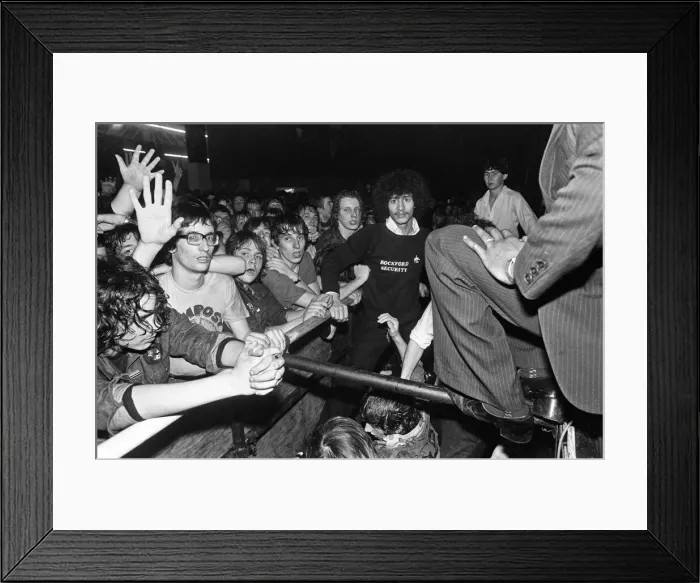 Framed Print : Motorhead concert at Queens Hall, Leeds. 2nd April 1981 Framed Print : Motorhead concert at Queens Hall, Leeds. 2nd April 1981