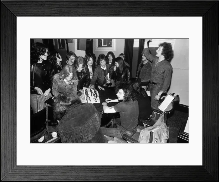 Framed Print : Motorhead concert at Queens Hall, Leeds. 2nd April 1981 Framed Print : Motorhead concert at Queens Hall, Leeds. 2nd April 1981