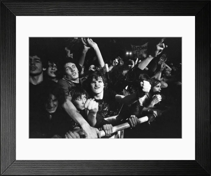 Framed Print : Motorhead concert at Queens Hall, Leeds. 2nd April 1981