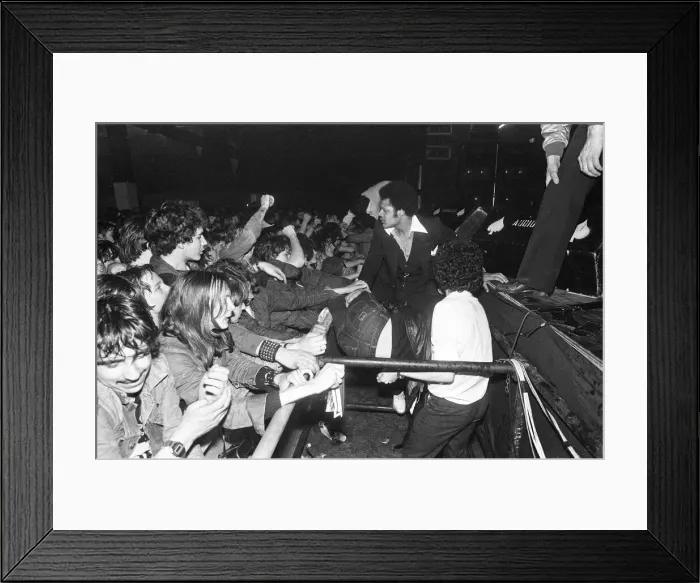 Framed Print : Motorhead concert at Queens Hall, Leeds. 2nd April 1981 Framed Print : Motorhead concert at Queens Hall, Leeds. 2nd April 1981