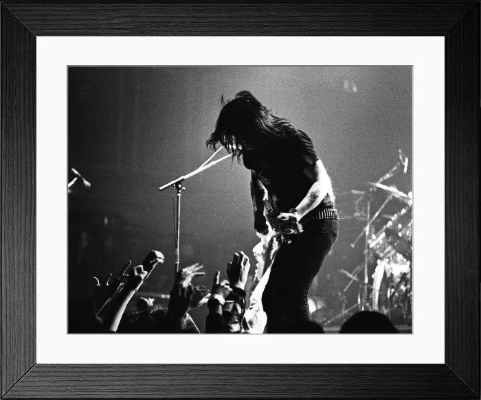 Framed Print : Motorhead concert at Queens Hall, Leeds. 2nd April 1981 Framed Print : Motorhead concert at Queens Hall, Leeds. 2nd April 1981