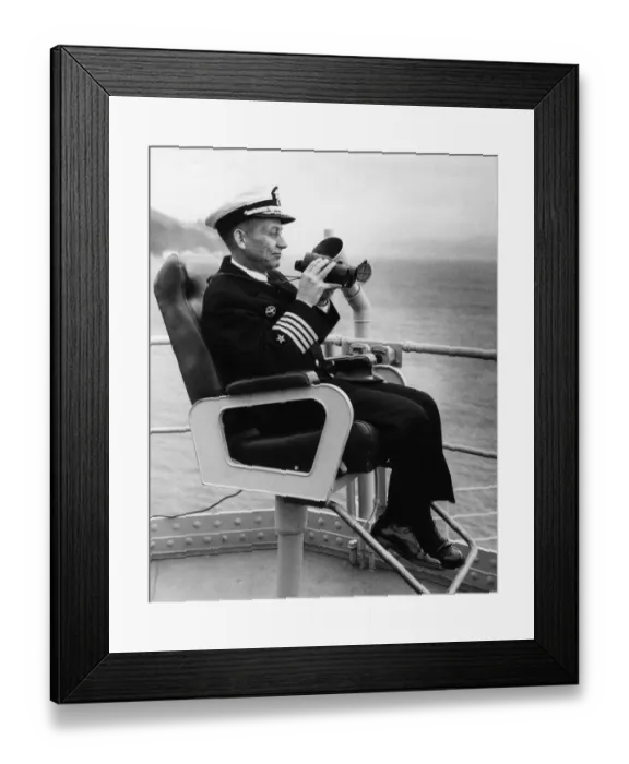 Framed Print : Captain Richard Boyer Laning, Commanding Officer of USS Proteus Framed Print : Captain Richard Boyer Laning, Commanding Officer of USS Proteus