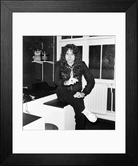Framed Print : David Coverdale, lead singer of Whitesnake, has released a new album prior to going on a Framed Print : David Coverdale, lead singer of Whitesnake, has released a new album prior to going on a