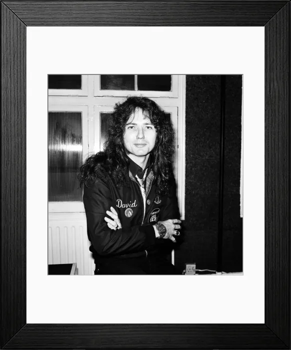 Framed Print : David Coverdale, lead singer of Whitesnake, has released a new album prior to going on a Framed Print : David Coverdale, lead singer of Whitesnake, has released a new album prior to going on a