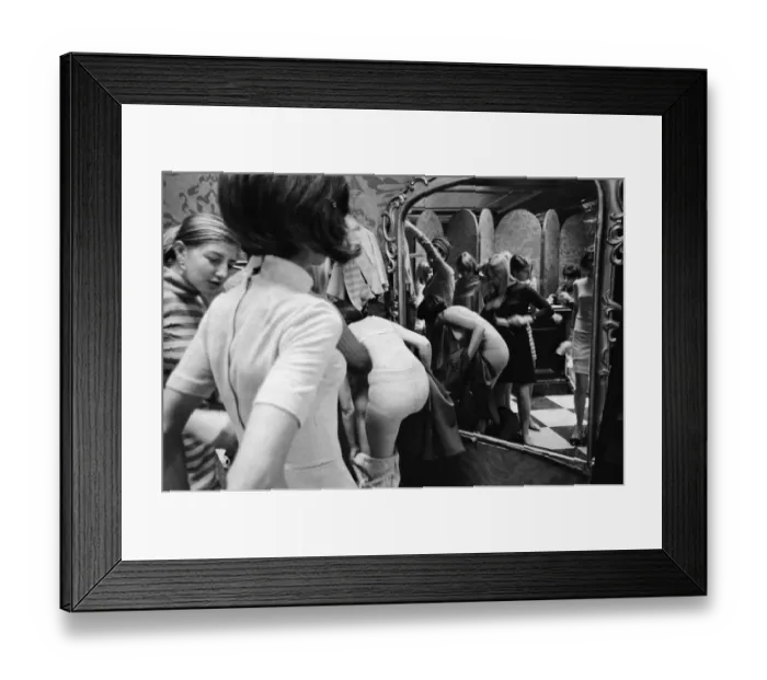 Framed Print : Picture shows Biba Boutique in its 2nd home at 19-21 Kensington Church Street