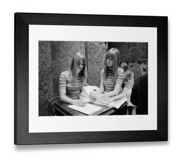 Framed Print : Picture shows Biba Boutique in its 2nd home at 19-21 Kensington Church Street
